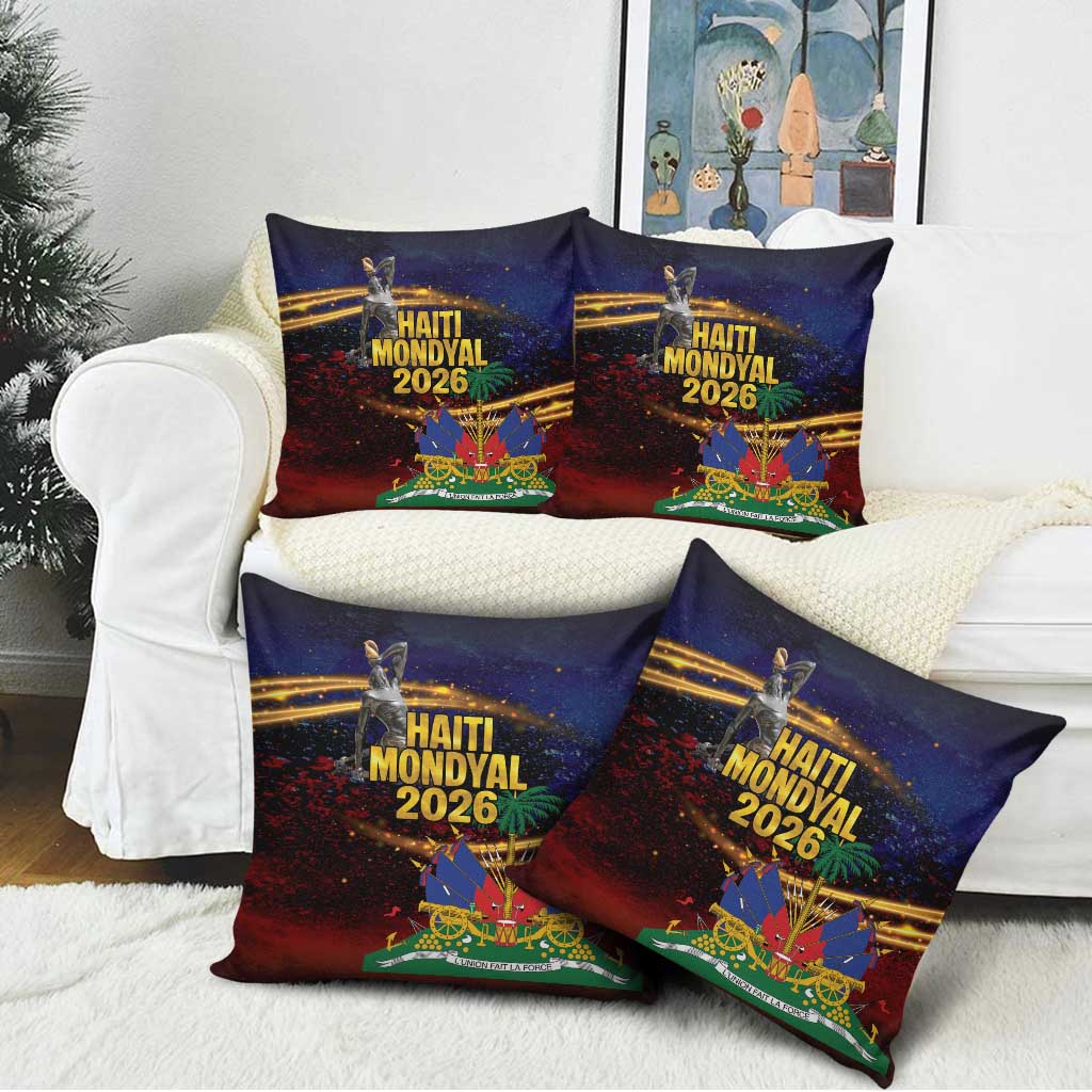 Haiti Mondyal 2026 Pillow Cover Proud to Be Haitian