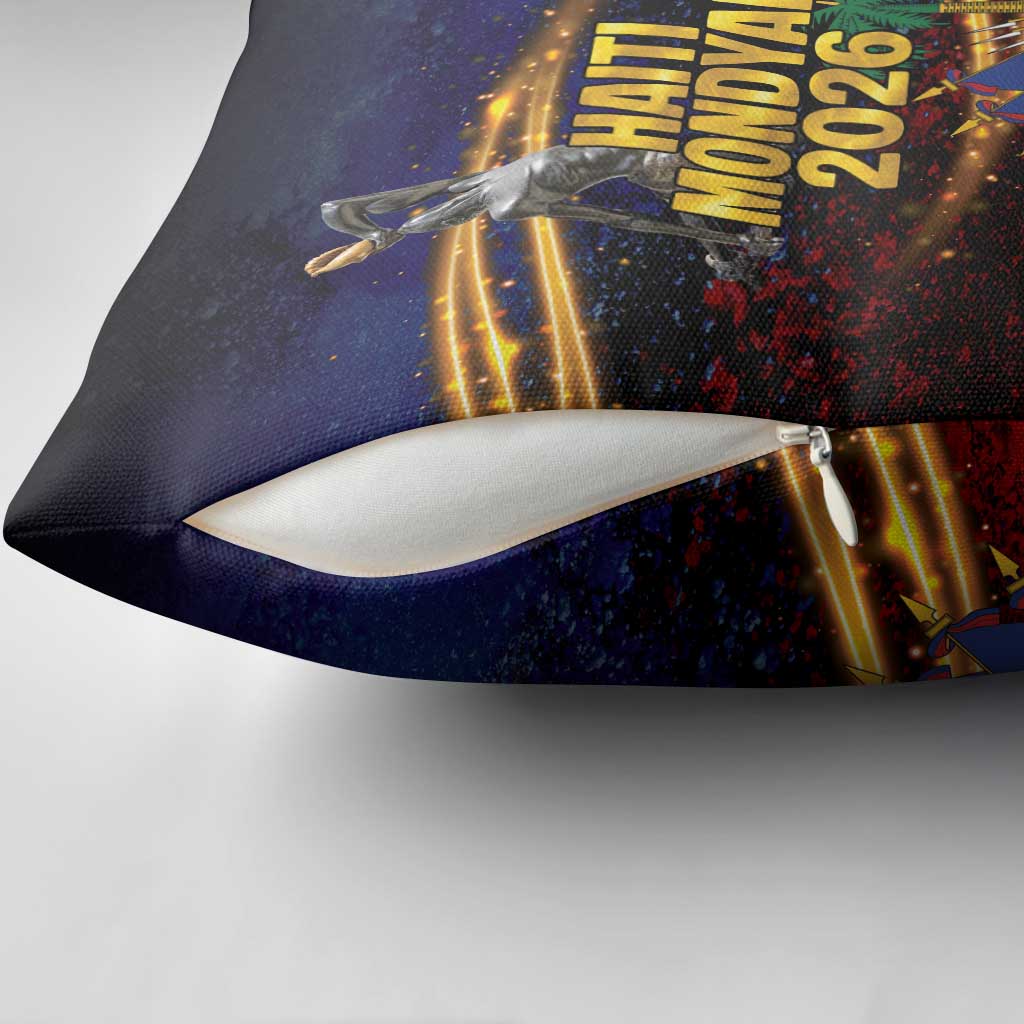 Haiti Mondyal 2026 Pillow Cover Proud to Be Haitian