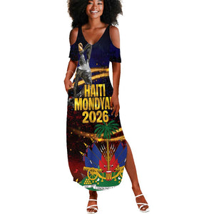 Haiti Mondyal 2026 Summer Maxi Dress Proud to Be Haitian