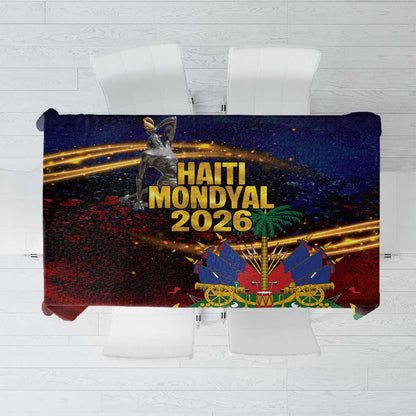 Haiti Mondyal 2026 Tablecloth Proud to Be Haitian