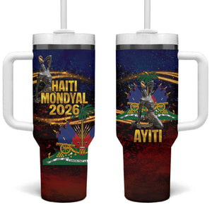 Haiti Mondyal 2026 Tumbler With Handle Proud to Be Haitian