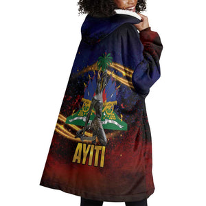 Haiti Mondyal 2026 Wearable Blanket Hoodie Proud to Be Haitian