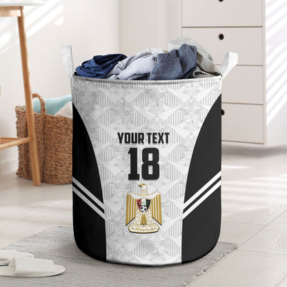 Custom Egypt Football Laundry Basket 2026 Glory Run White Edition