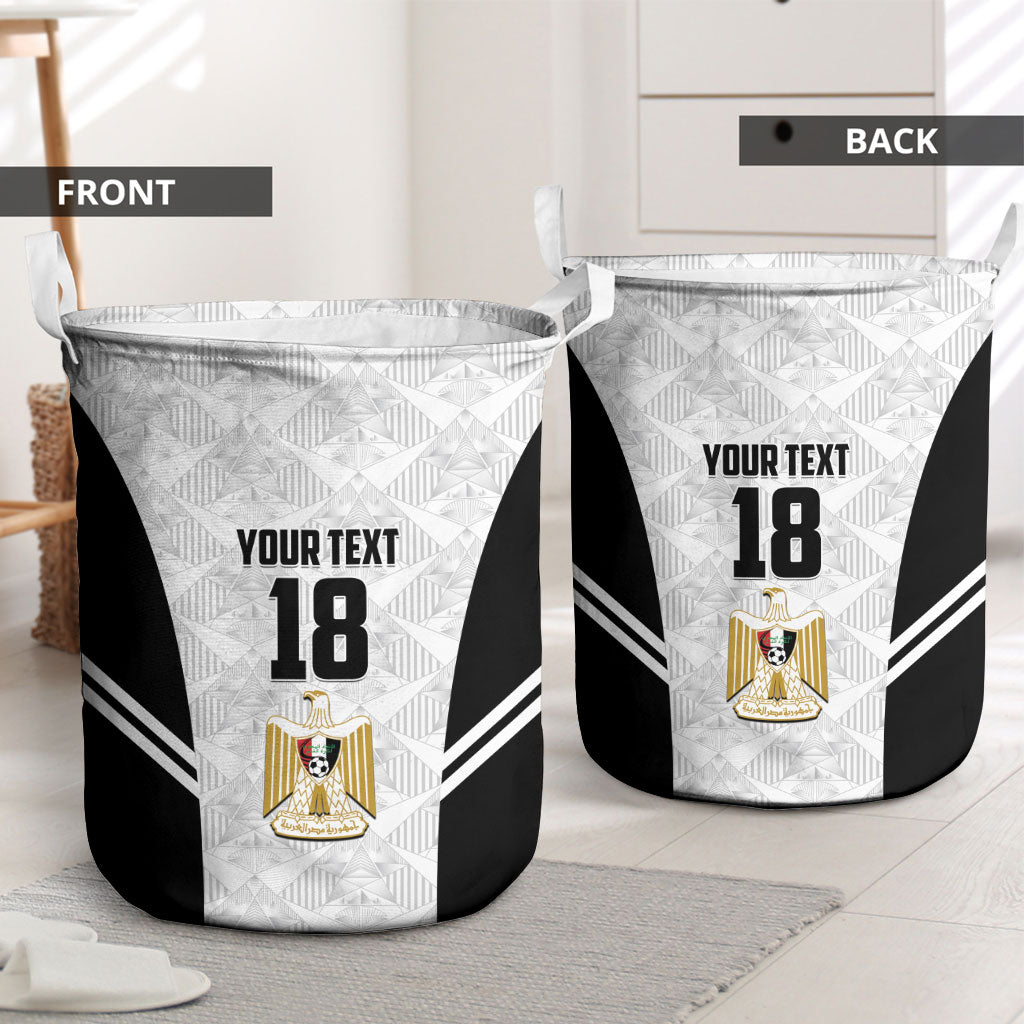 Custom Egypt Football Laundry Basket 2026 Glory Run White Edition