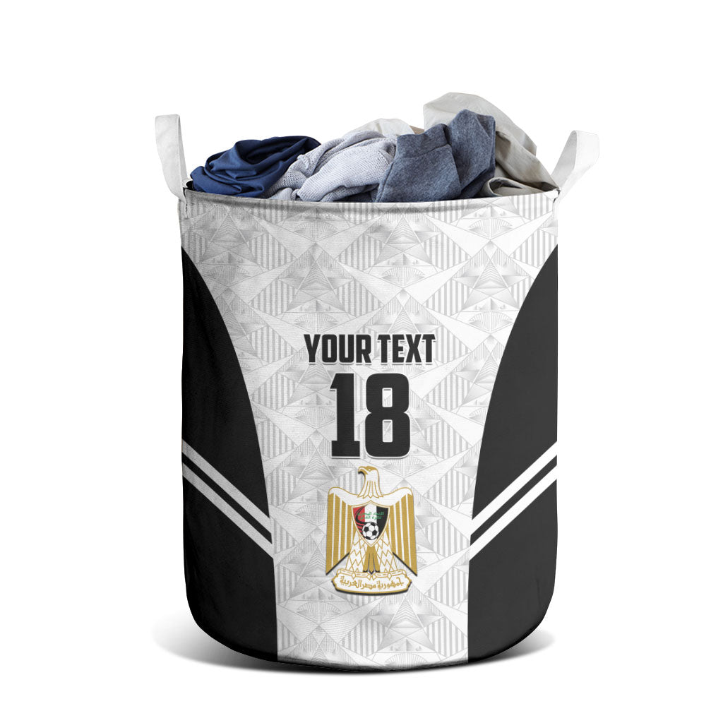 Custom Egypt Football Laundry Basket 2026 Glory Run White Edition