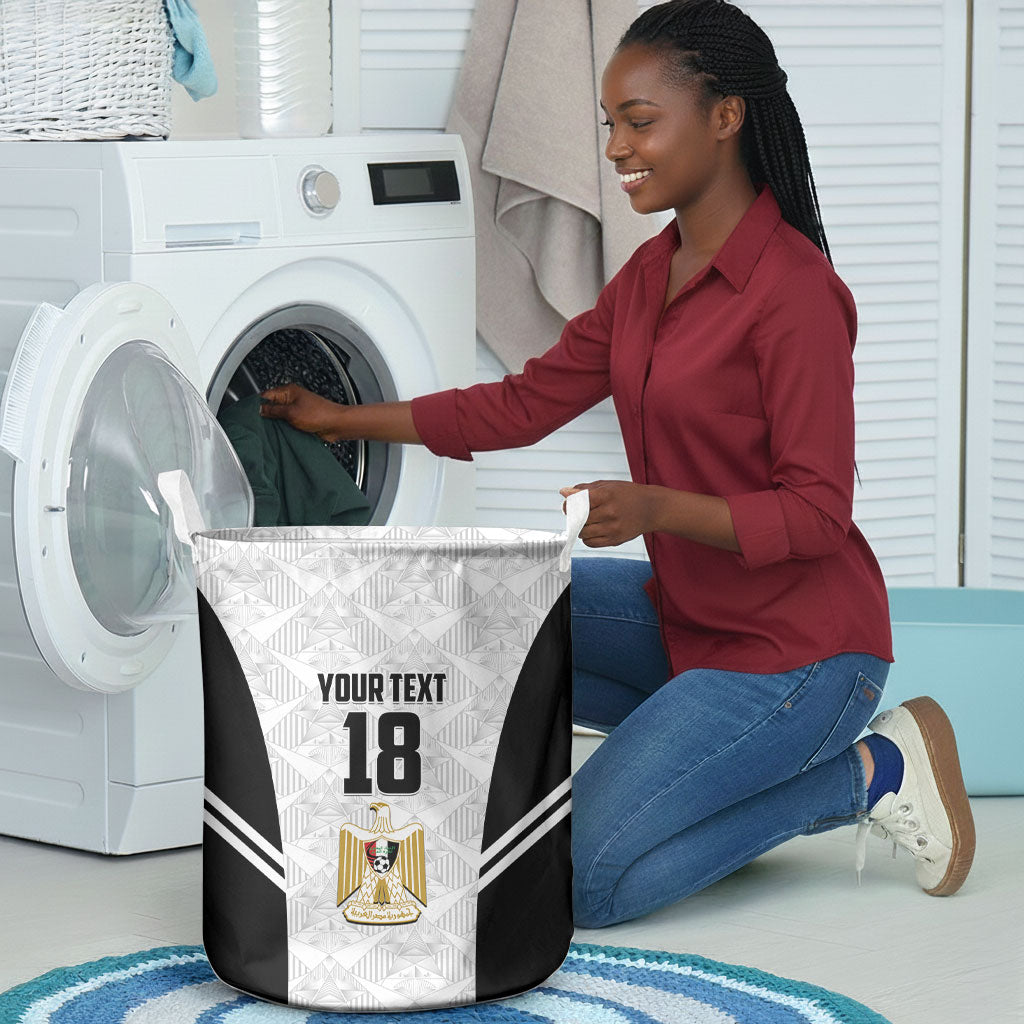 Custom Egypt Football Laundry Basket 2026 Glory Run White Edition