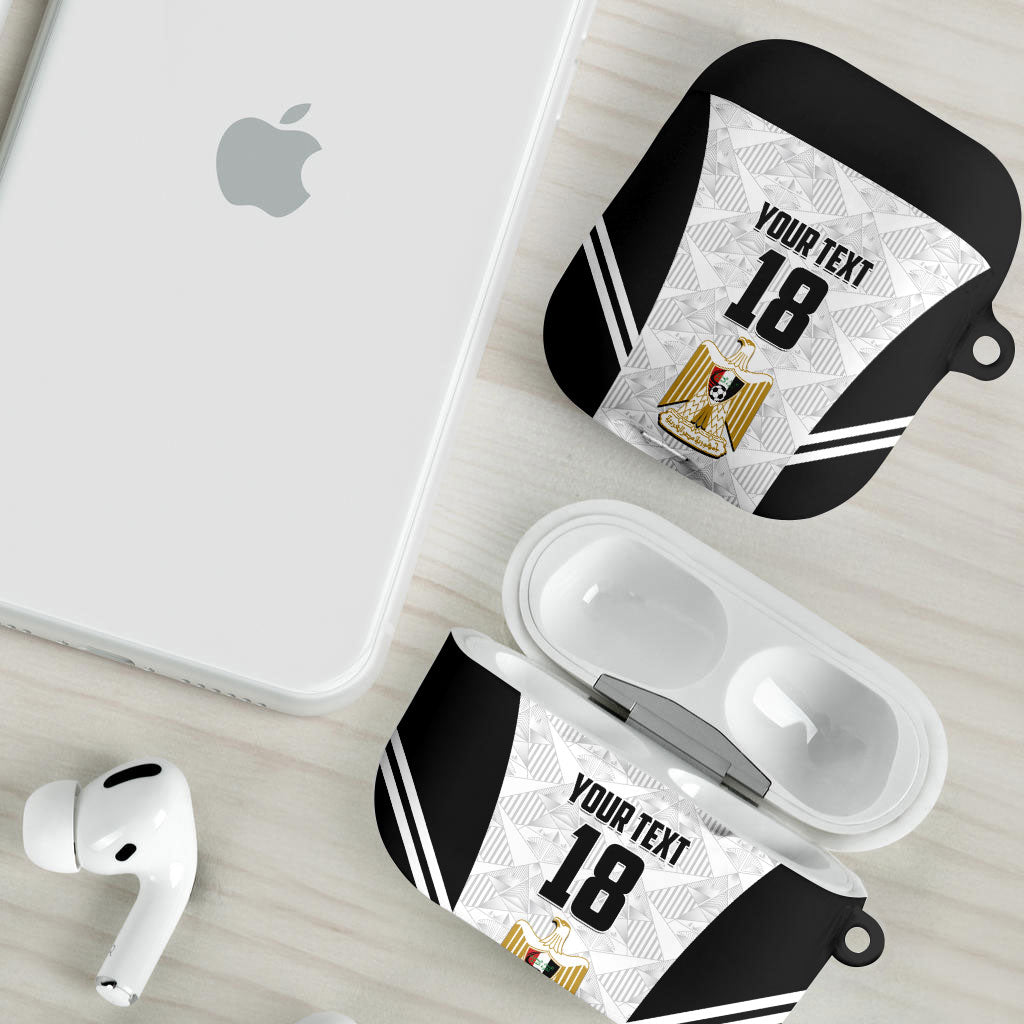Custom Egypt Football AirPods Case 2026 Glory Run White Edition