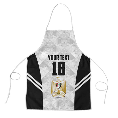 Custom Egypt Football Apron 2026 Glory Run White Edition