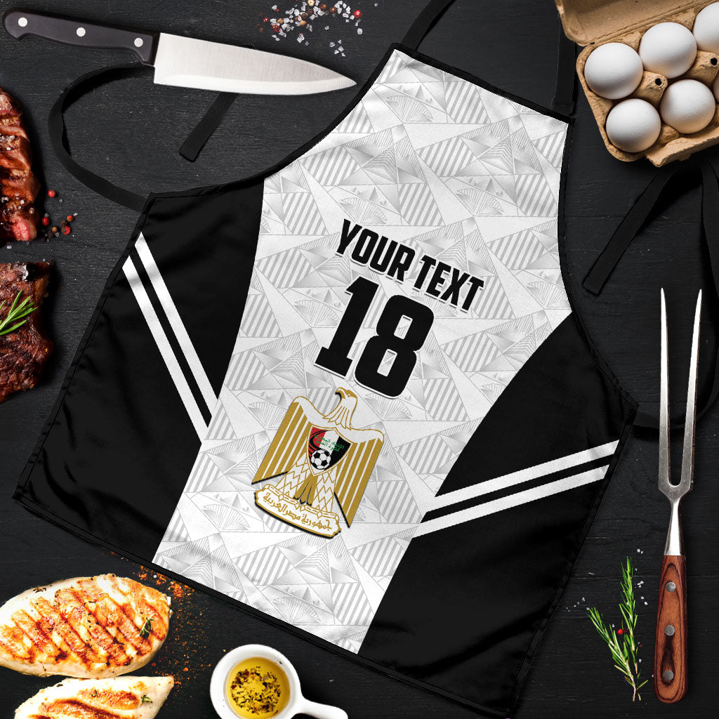 Custom Egypt Football Apron 2026 Glory Run White Edition