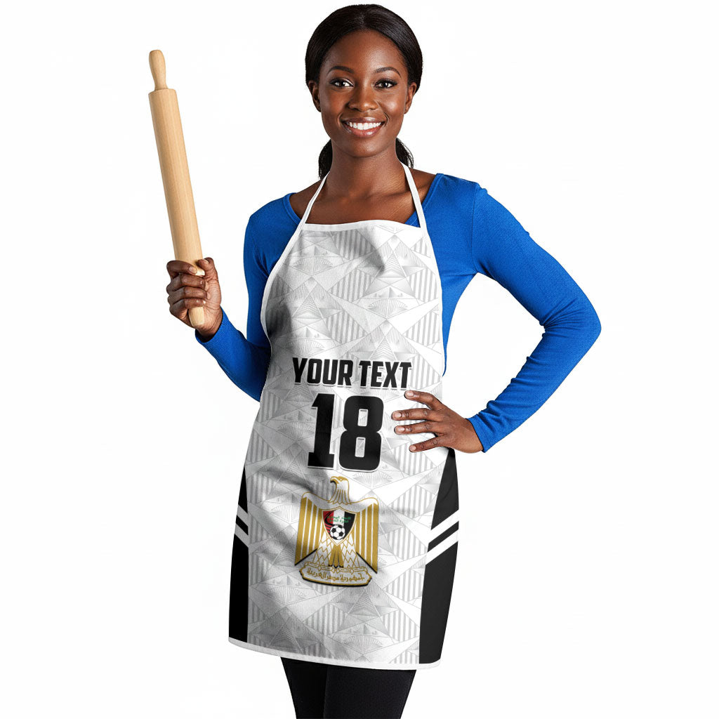 Custom Egypt Football Apron 2026 Glory Run White Edition