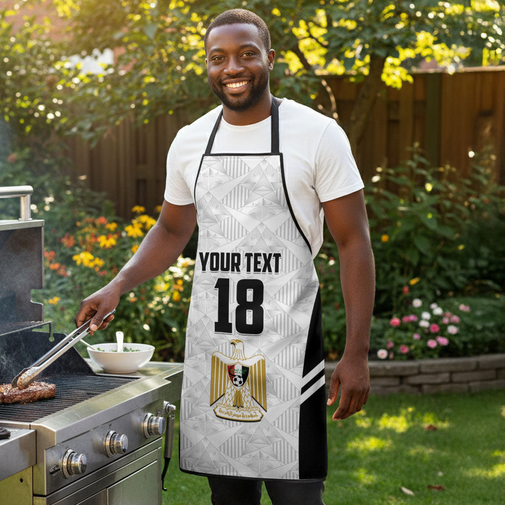 Custom Egypt Football Apron 2026 Glory Run White Edition