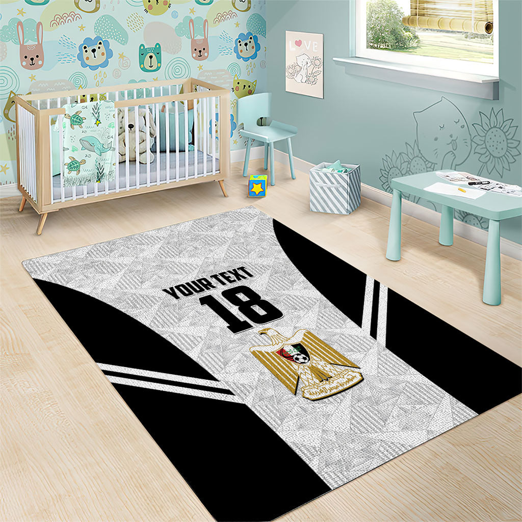 Custom Egypt Football Area Rug 2026 Glory Run White Edition