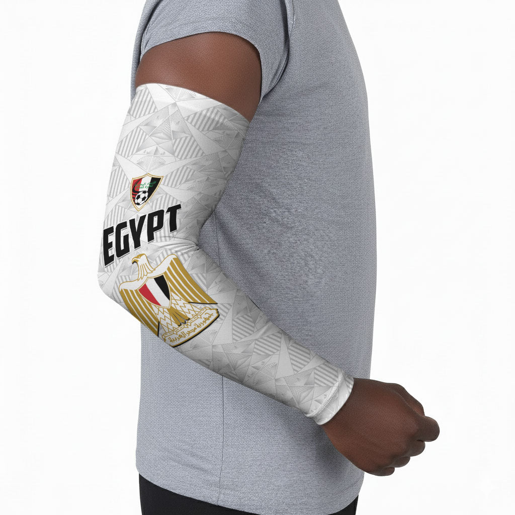 Custom Egypt Football Arm Sleeves 2026 Glory Run White Edition