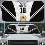Custom Egypt Football Auto Sun Shade 2026 Glory Run White Edition
