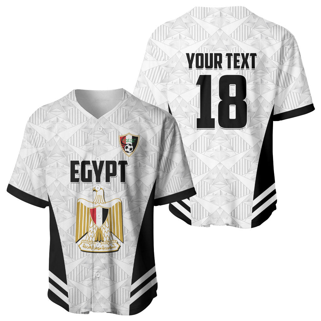 Custom Egypt Football Baseball Jersey 2026 Glory Run White Edition
