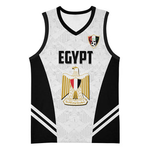 Custom Egypt Football Basketball Jersey 2026 Glory Run White Edition