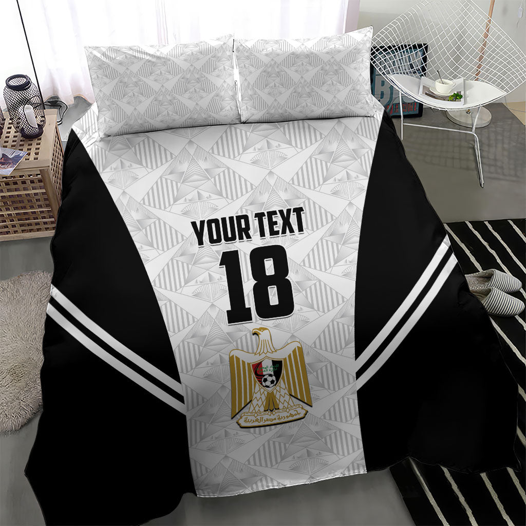 Custom Egypt Football Bedding Set 2026 Glory Run White Edition