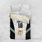 Custom Egypt Football Bedding Set 2026 Glory Run White Edition