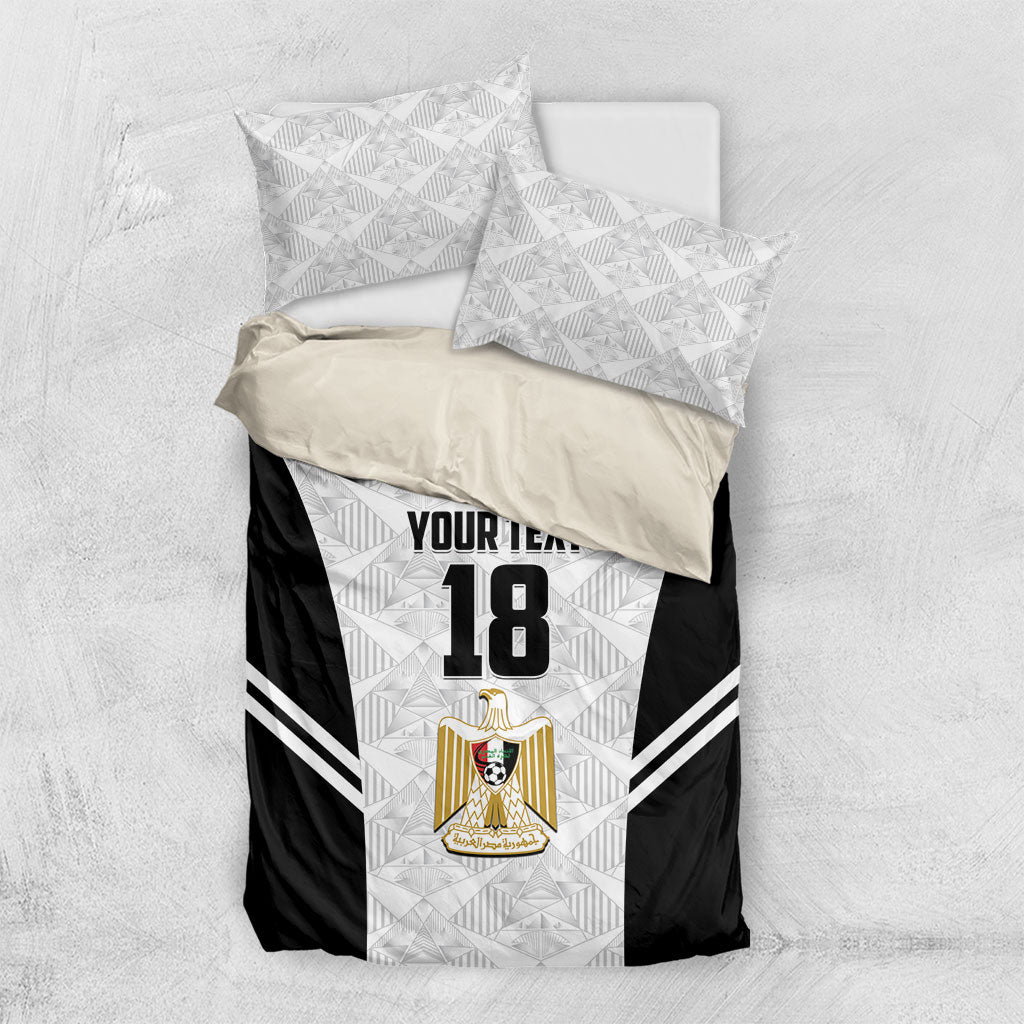 Custom Egypt Football Bedding Set 2026 Glory Run White Edition