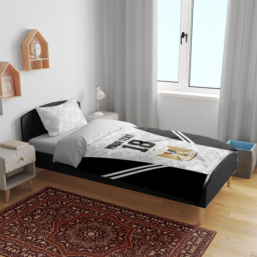 Custom Egypt Football Bedding Set 2026 Glory Run White Edition