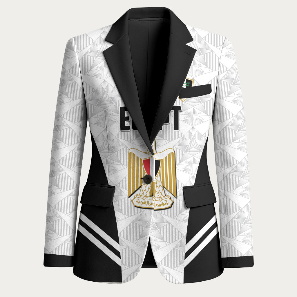 Custom Egypt Football Blazer 2026 Glory Run White Edition