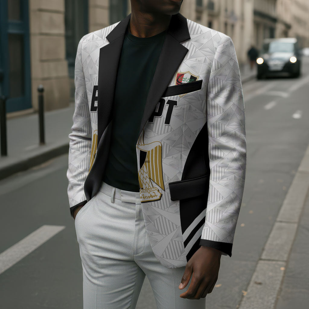 Custom Egypt Football Blazer 2026 Glory Run White Edition