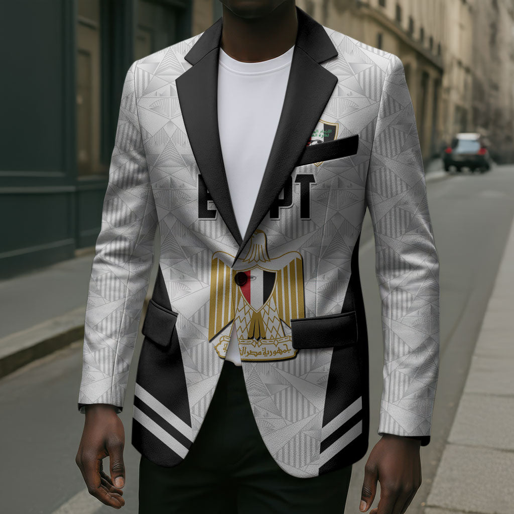 Custom Egypt Football Blazer 2026 Glory Run White Edition