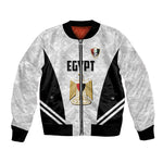 Custom Egypt Football Bomber Jacket 2026 Glory Run White Edition