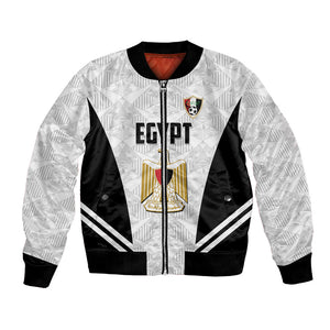 Custom Egypt Football Bomber Jacket 2026 Glory Run White Edition