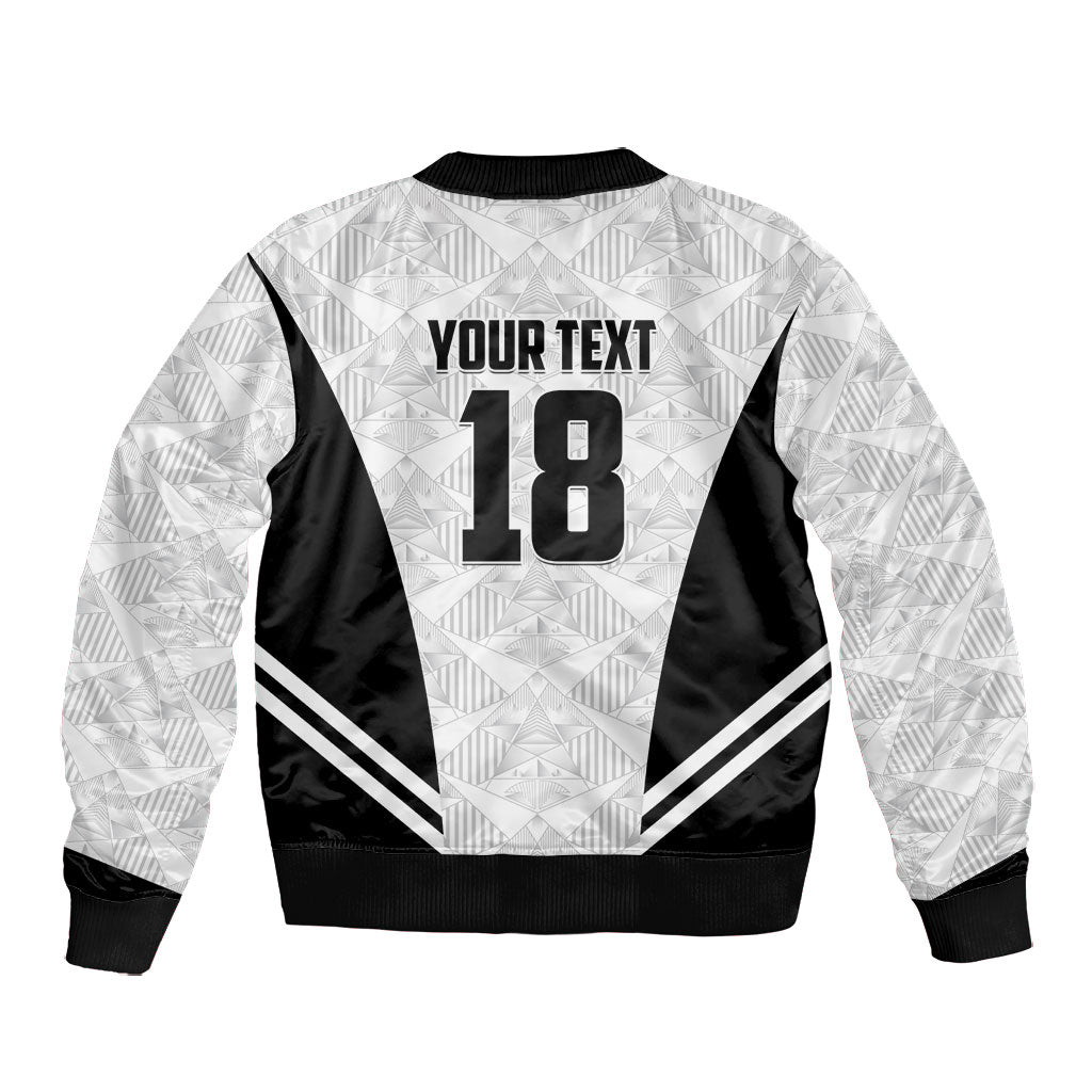 Custom Egypt Football Bomber Jacket 2026 Glory Run White Edition