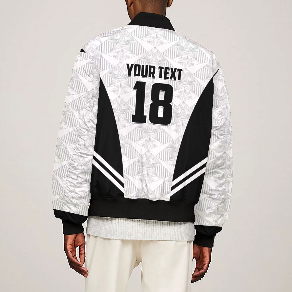 Custom Egypt Football Bomber Jacket 2026 Glory Run White Edition