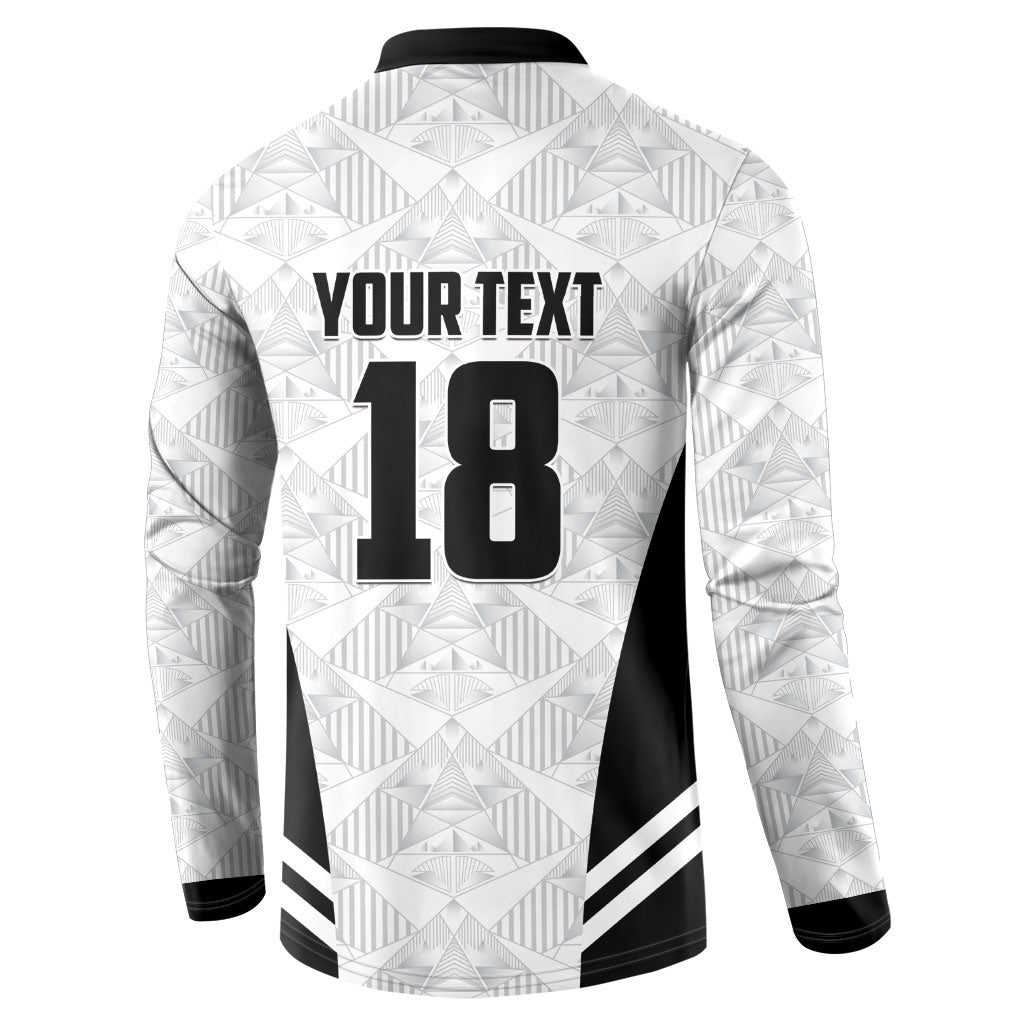 Custom Egypt Football Button Sweatshirt 2026 Glory Run White Edition
