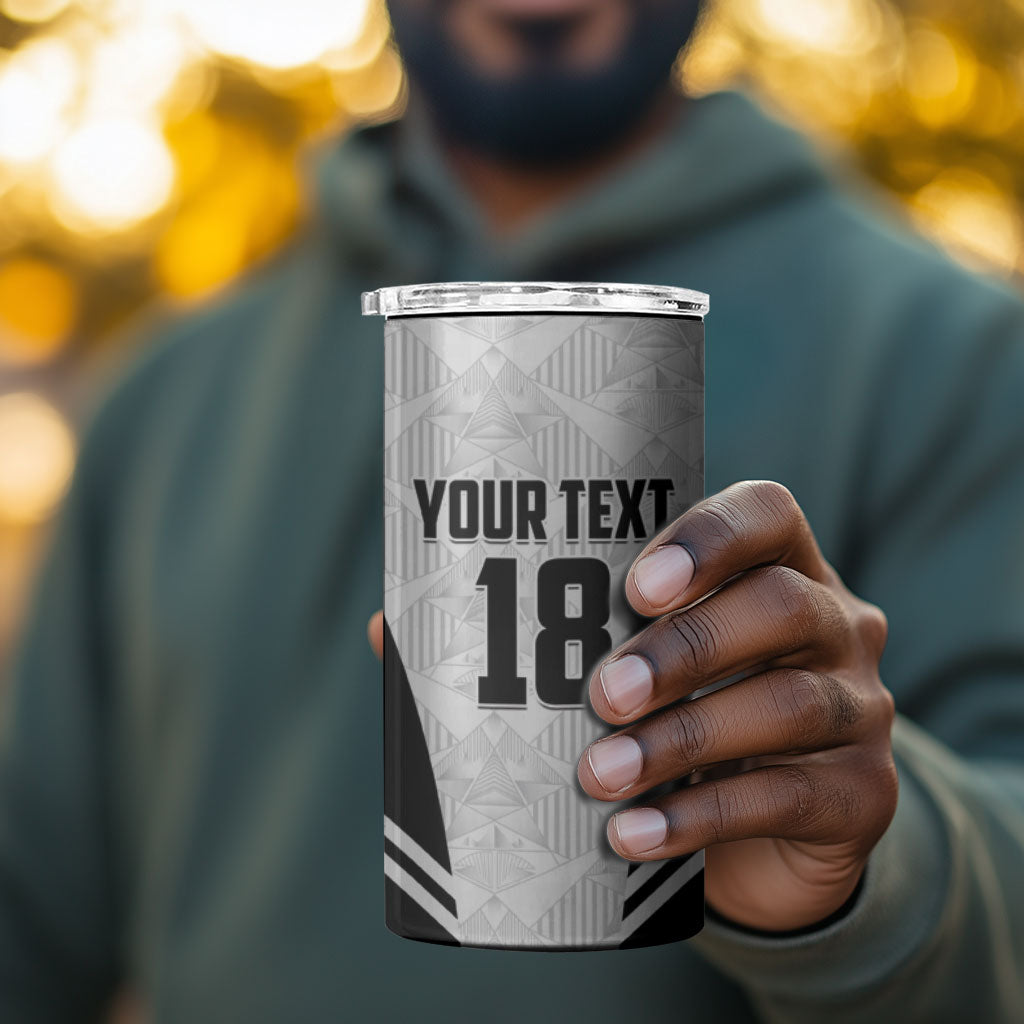Custom Egypt Football 4 in 1 Can Cooler Tumbler 2026 Glory Run White Edition