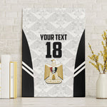 Custom Egypt Football Canvas Wall Art 2026 Glory Run White Edition
