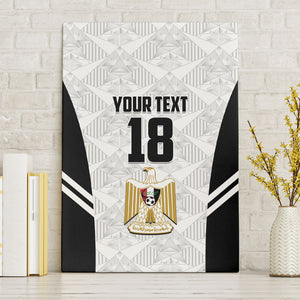 Custom Egypt Football Canvas Wall Art 2026 Glory Run White Edition