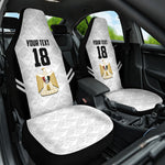 Custom Egypt Football Car Seat Cover 2026 Glory Run White Edition