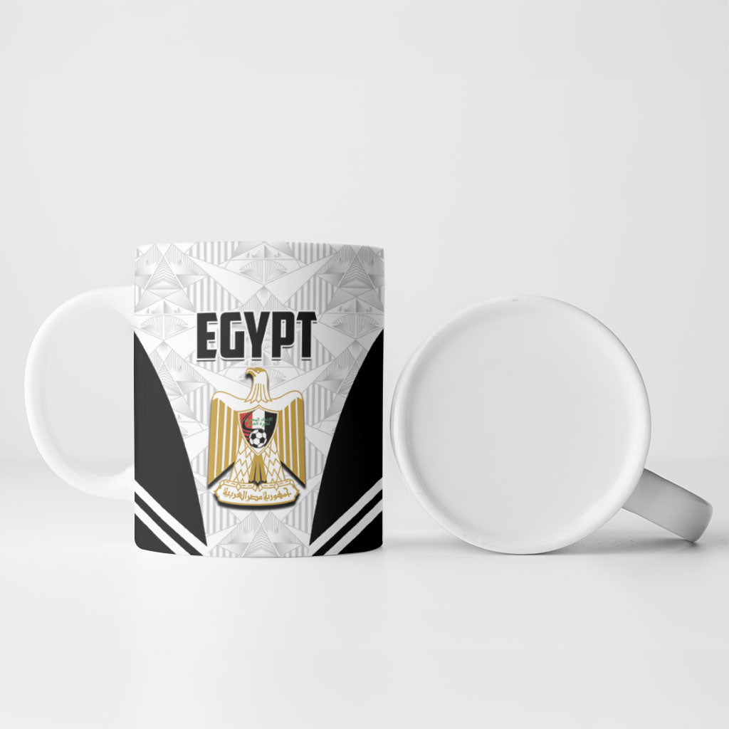 Custom Egypt Football Ceramic Mug 2026 Glory Run White Edition