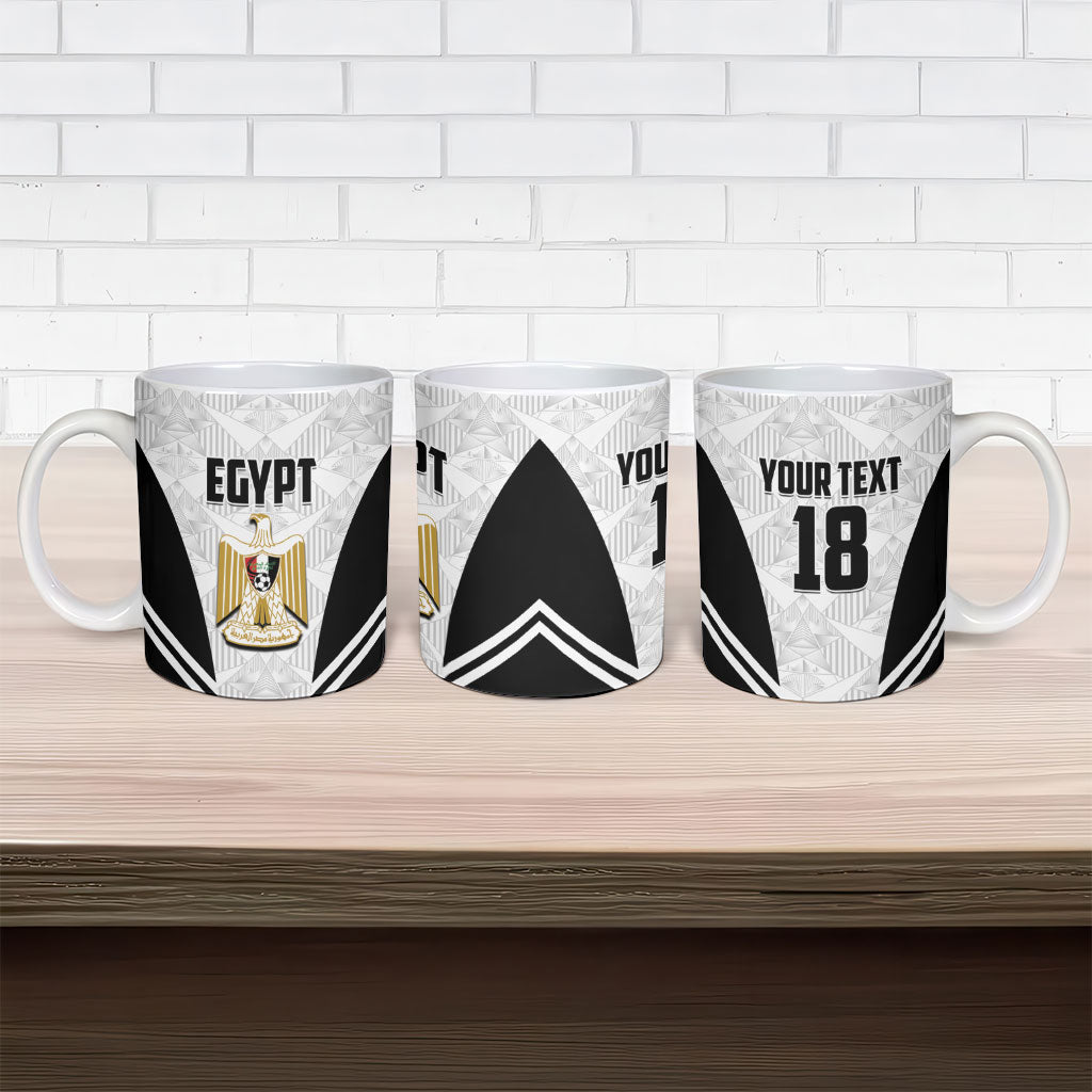 Custom Egypt Football Ceramic Mug 2026 Glory Run White Edition