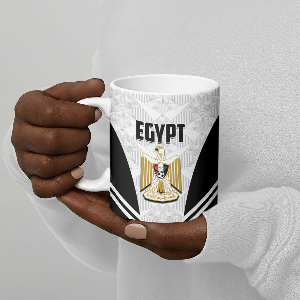 Custom Egypt Football Ceramic Mug 2026 Glory Run White Edition