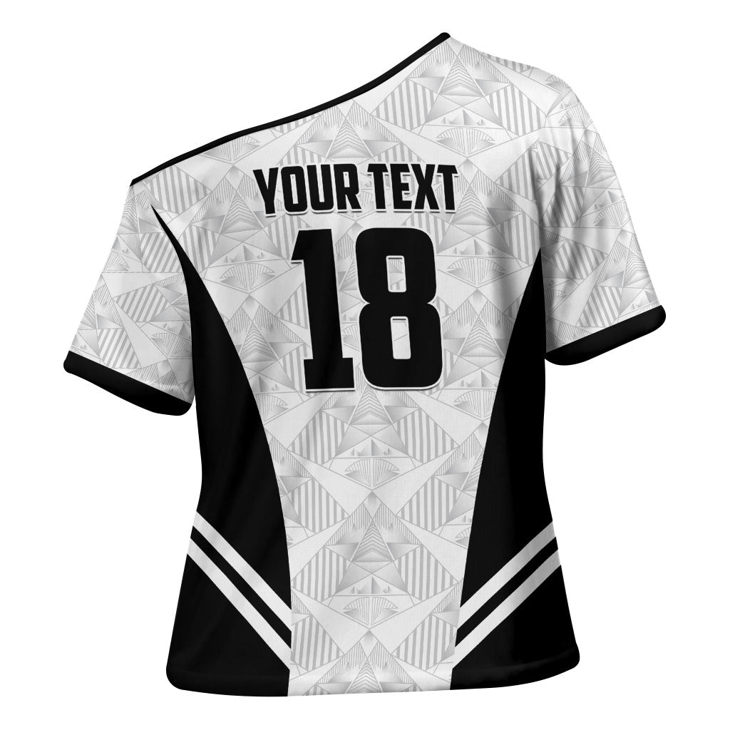 Custom Egypt Football Cross Shoulder Shirt 2026 Glory Run White Edition