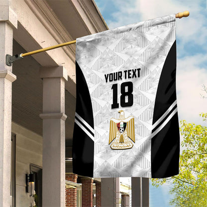 Custom Egypt Football Garden Flag 2026 Glory Run White Edition