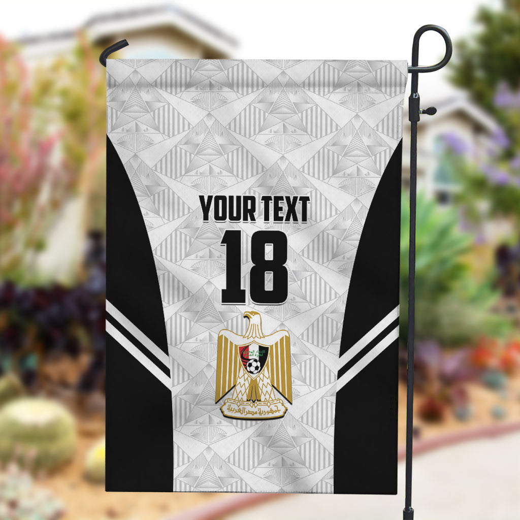 Custom Egypt Football Garden Flag 2026 Glory Run White Edition