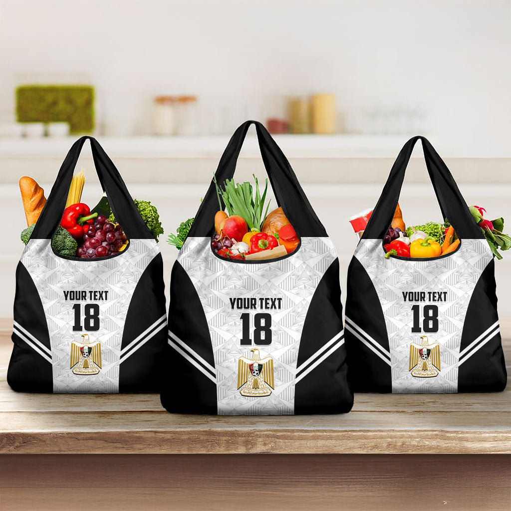 Custom Egypt Football Grocery Bag 2026 Glory Run White Edition