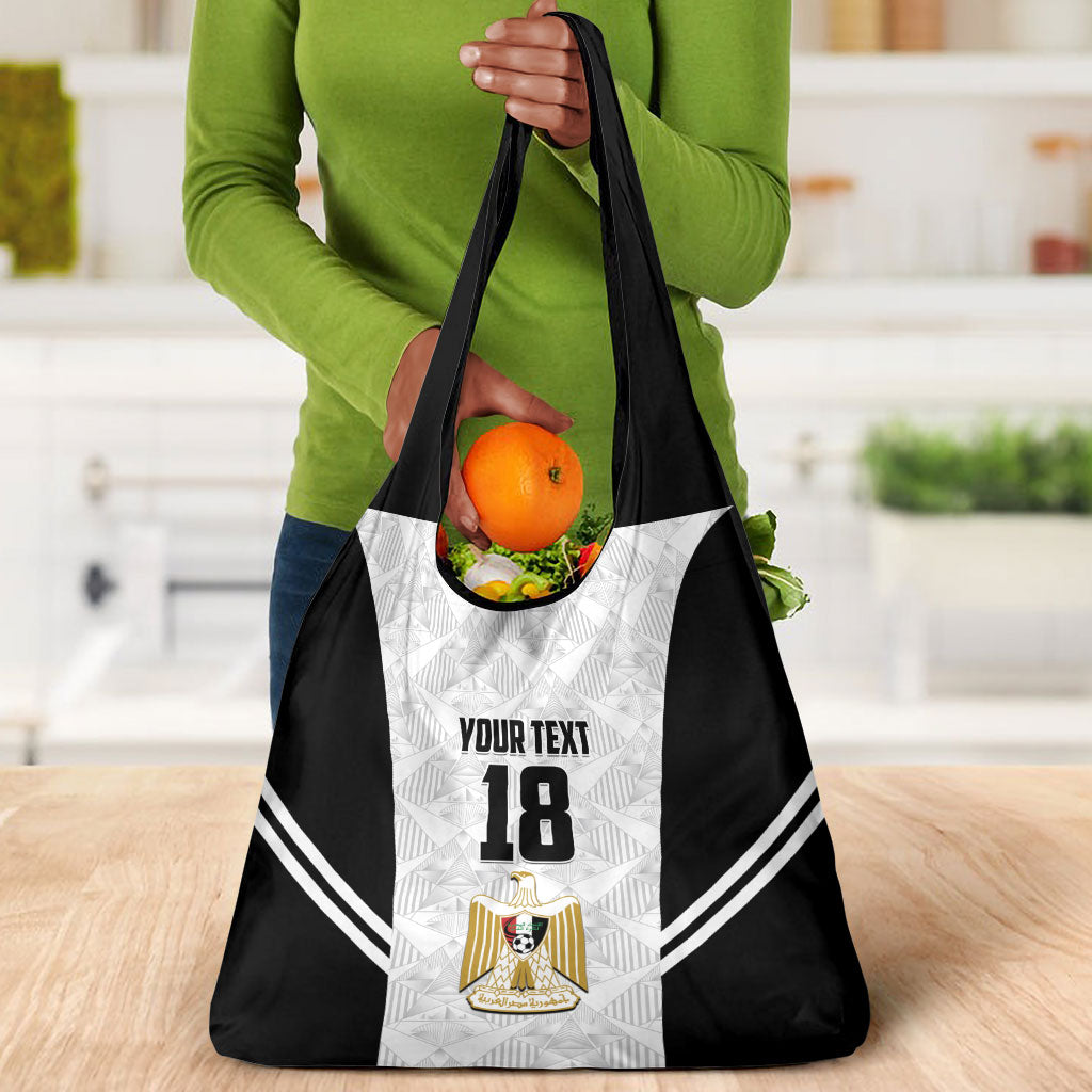 Custom Egypt Football Grocery Bag 2026 Glory Run White Edition
