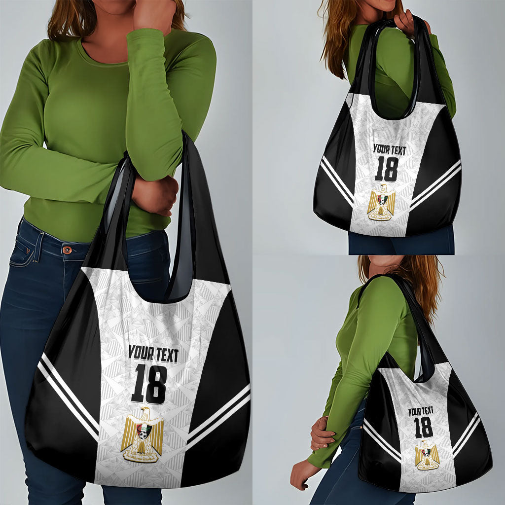 Custom Egypt Football Grocery Bag 2026 Glory Run White Edition