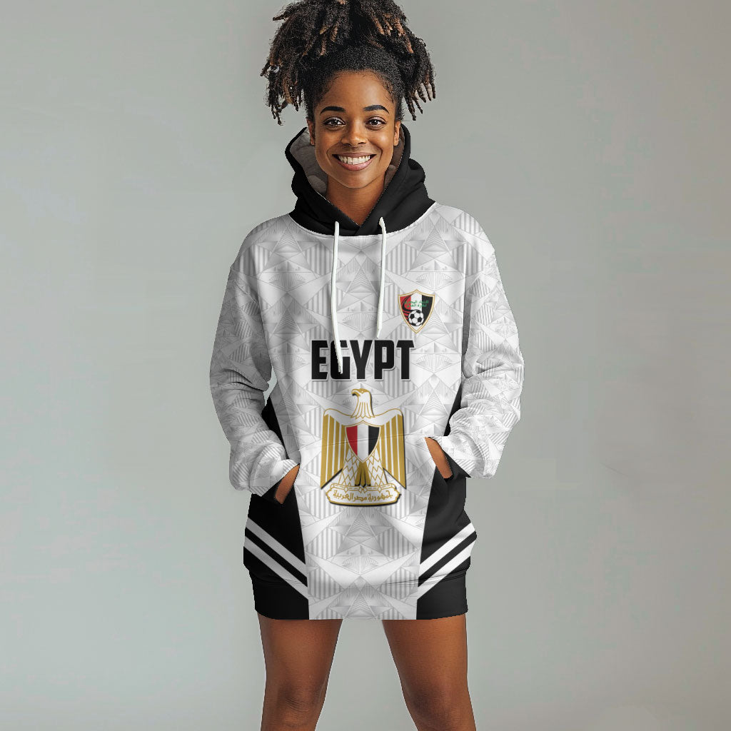 Custom Egypt Football Hoodie Dress 2026 Glory Run White Edition