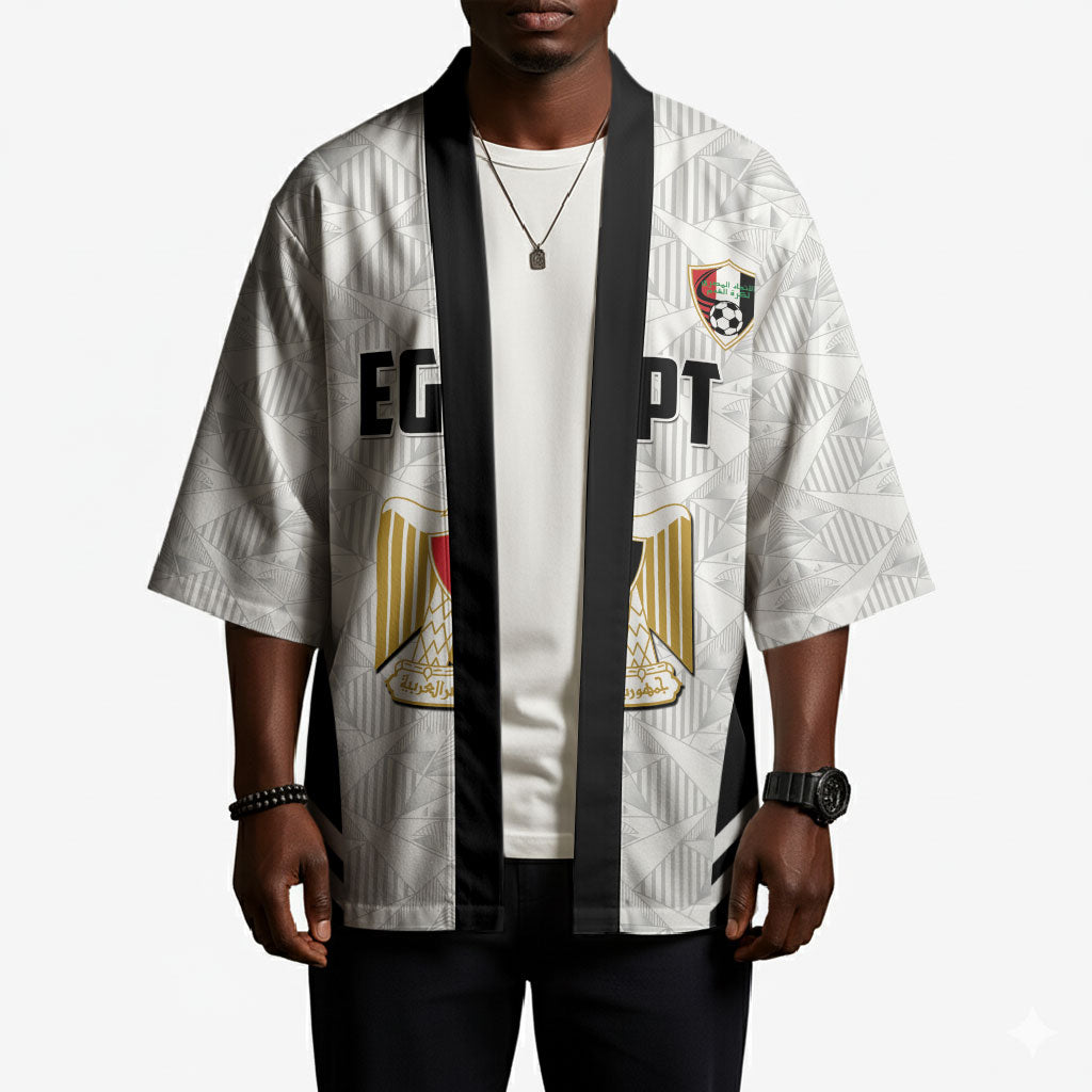 Custom Egypt Football Kimono 2026 Glory Run White Edition