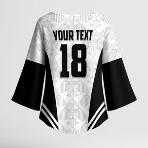 Custom Egypt Football Kimono Sleeve Blouse 2026 Glory Run White Edition