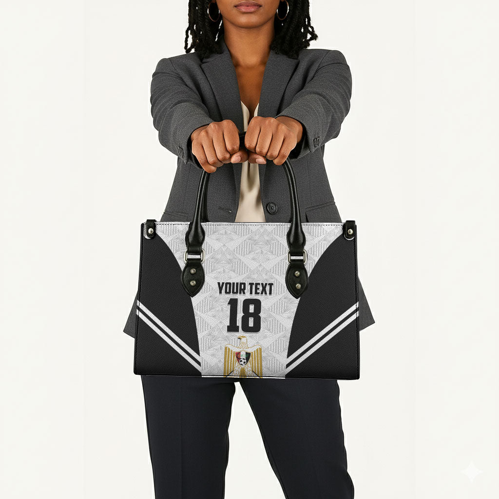 Custom Egypt Football Leather Bag 2026 Glory Run White Edition