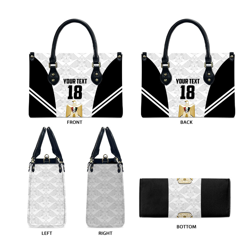 Custom Egypt Football Leather Bag 2026 Glory Run White Edition
